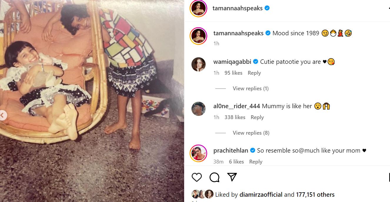 Tamannah Bhatia Childhood pics